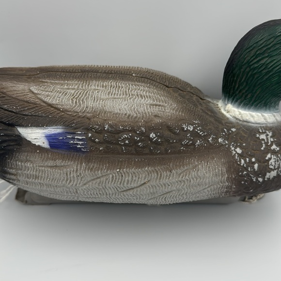 Handpainted Male Mallard Plastic Decoy Duck 17” - Picture 3 of 10